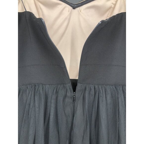 Vintage Blondie Nites Stacy Sklar Strapless Embellished Tulle Dress 7 y2k Prom - Picture 4 of 10